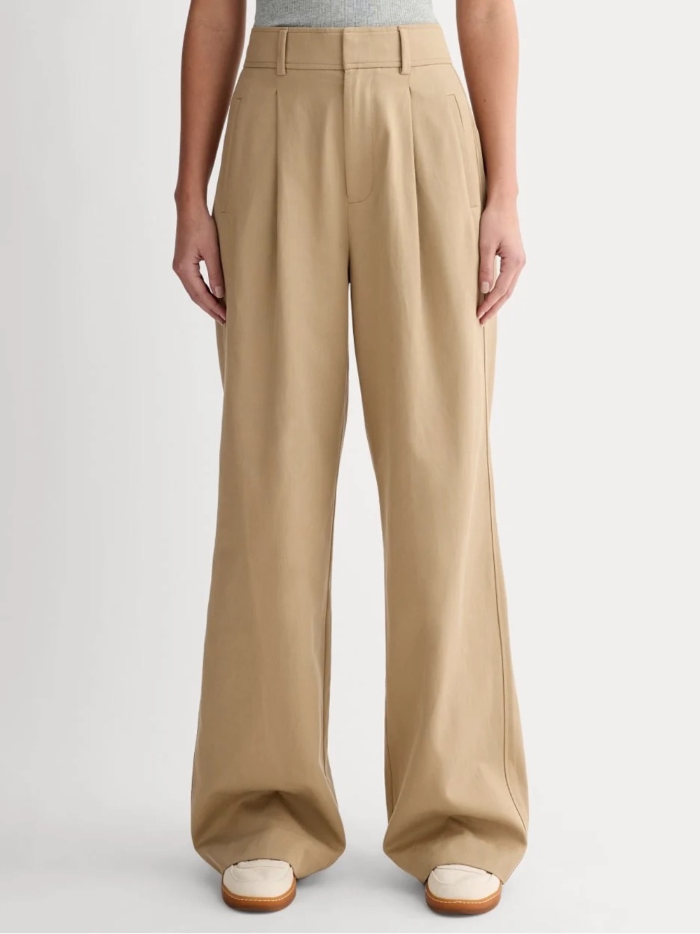 Everlane DRAPER PLEATED PANT IN BUTTERSMOOTH